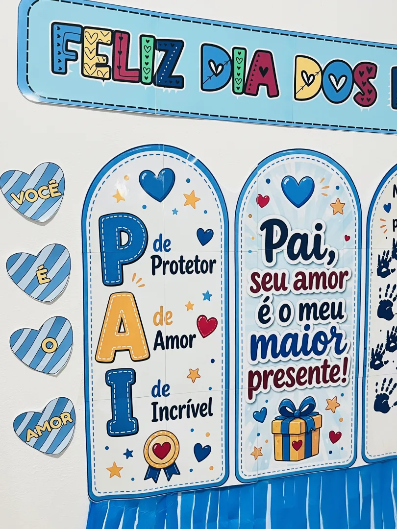 💙 PAINEL DIA DOS PAIS — AMOR EM CADA DETALHE! 💙 — imagem 2