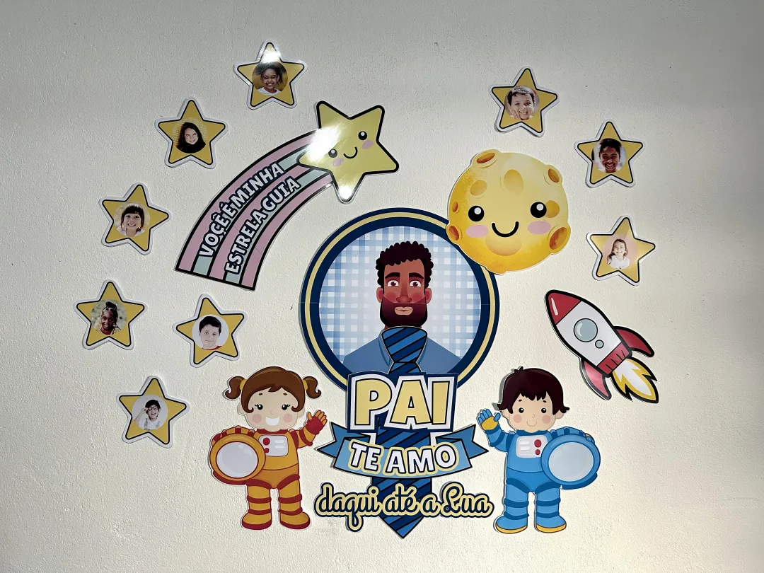 Painel Dia dos Pais Tema Estrelas — imagem 3