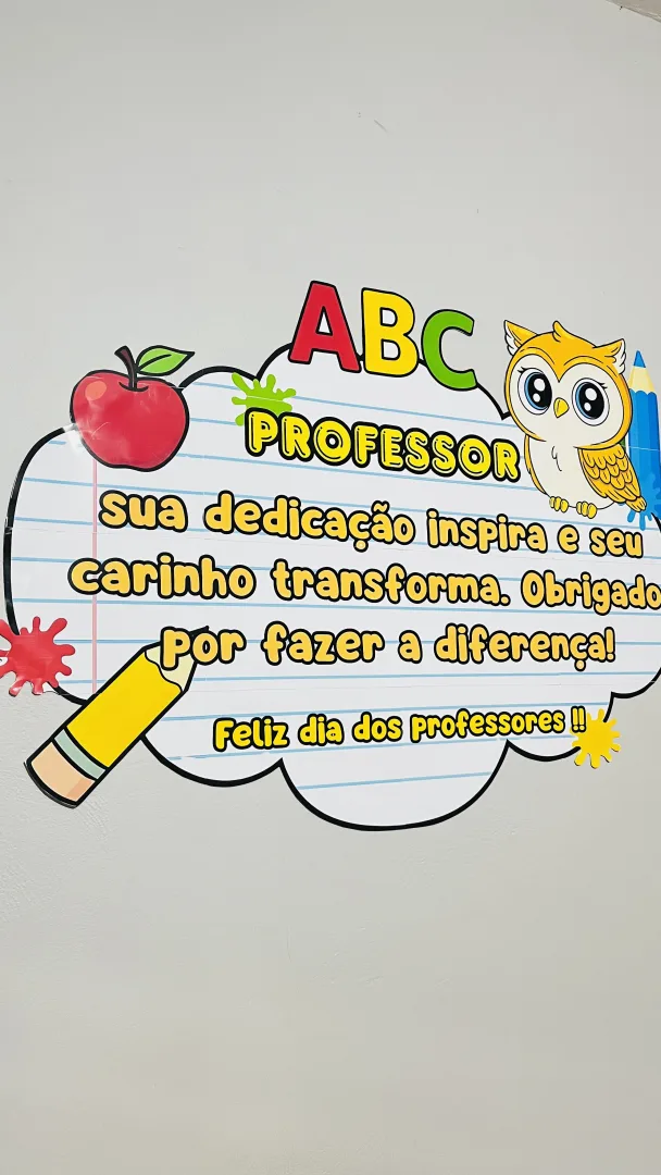 Painel Dia dos Professores para AI, El e EJA em PDF — imagem 2