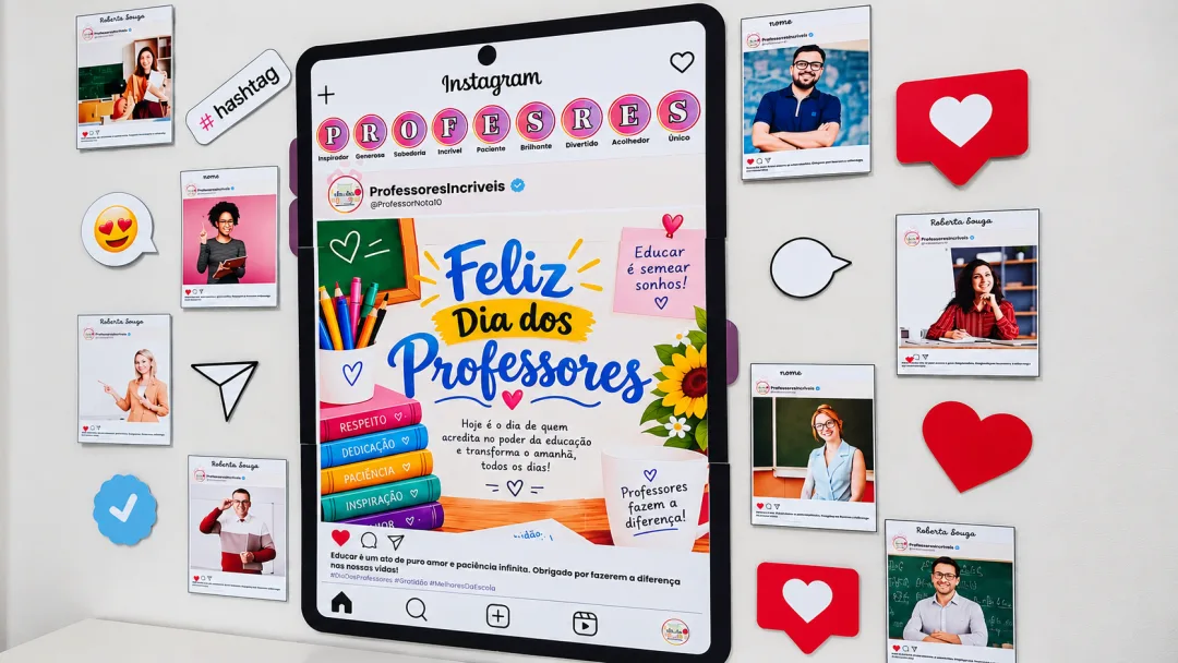 Painel Dia dos Professores – Tema Instagram — imagem 2
