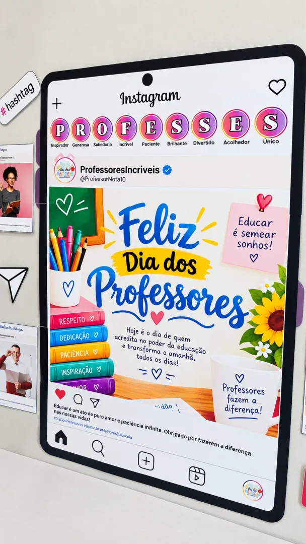 PAINEL DIA DOS PROFESSORES – TEMA INSTAGRAM — imagem 3