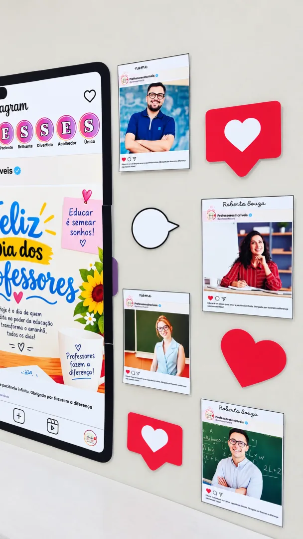 PAINEL DIA DOS PROFESSORES – TEMA INSTAGRAM — imagem 4