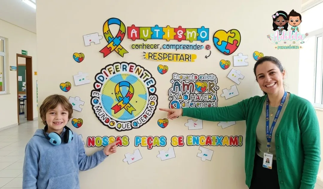 Painel Dia Mundial do Autismo(Nossas peças se encaixam) — imagem 2