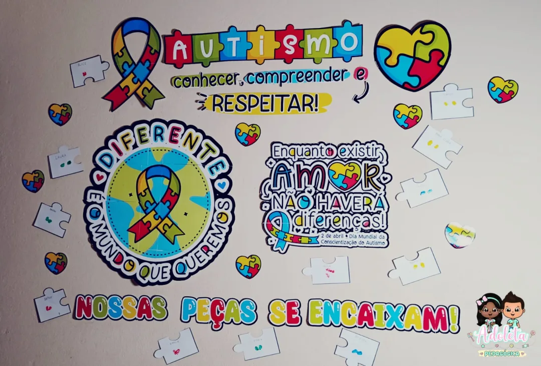 Painel Dia Mundial do Autismo(Nossas peças se encaixam) — imagem 3