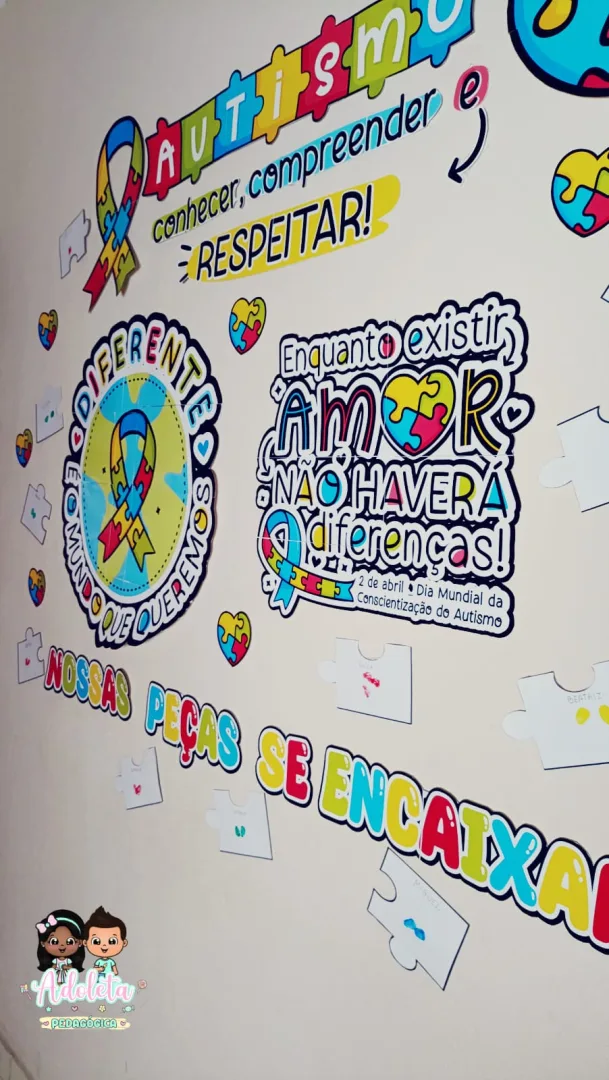 Painel Dia Mundial do Autismo(Nossas peças se encaixam) — imagem 4