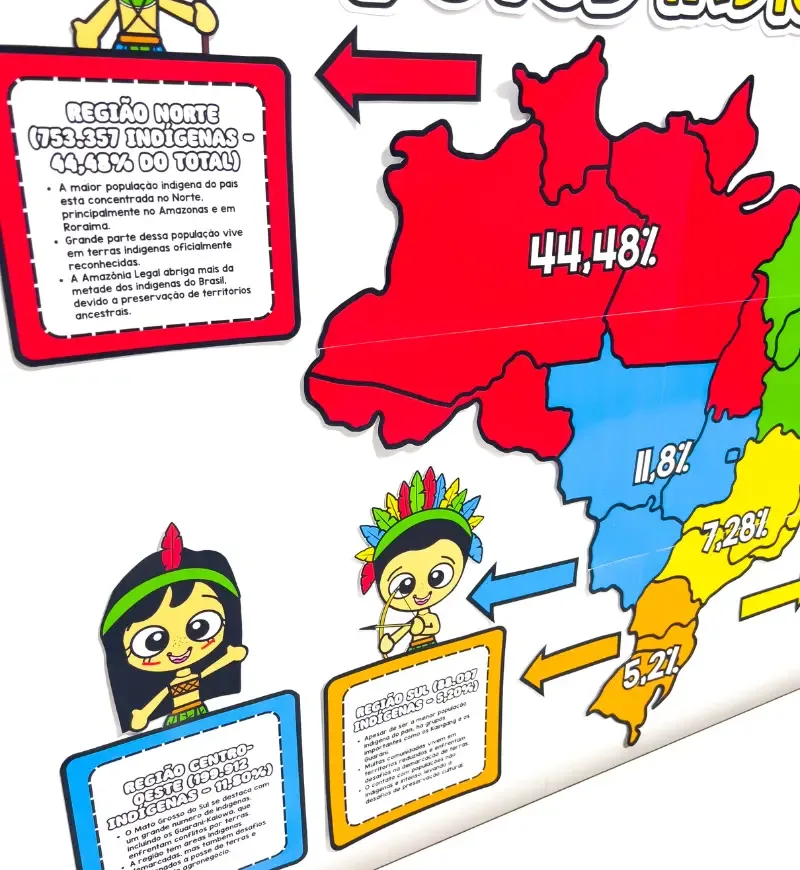 Painel Distribuição dos Povos Indígenas no Brasil — imagem 6