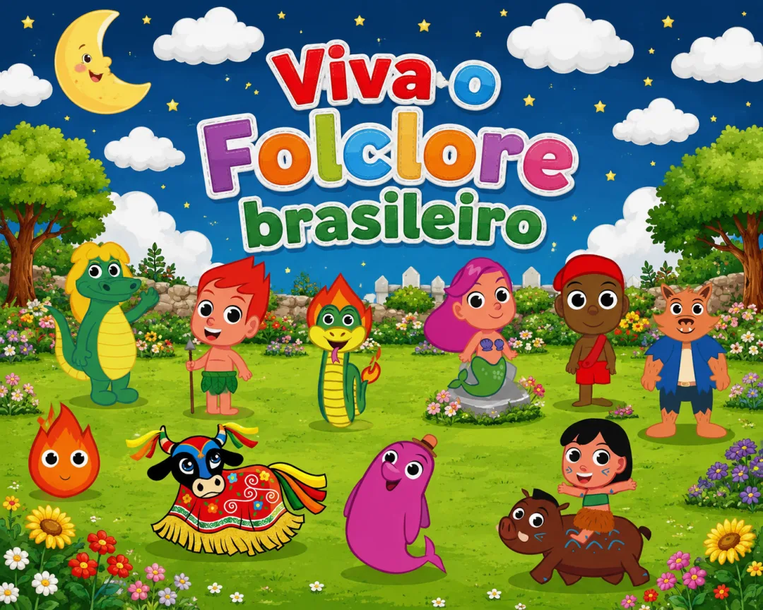 Painel Folclore Brasileiro - Educação Infantil - PDF com 42 Folhas — imagem 2