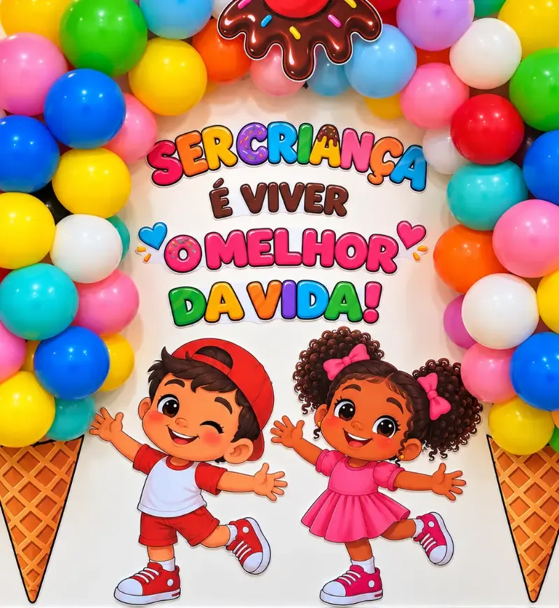 Painel Doce Criança - Dia das Crianças — imagem 3
