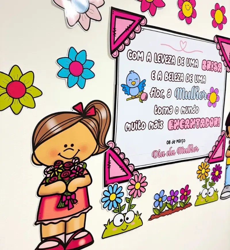 Painel e Lembrancinha Dia da Mulher — imagem 2