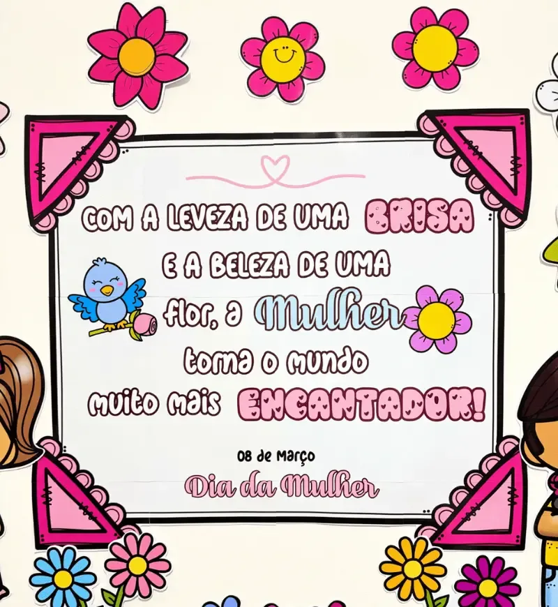 Painel e Lembrancinha Dia da Mulher — imagem 3