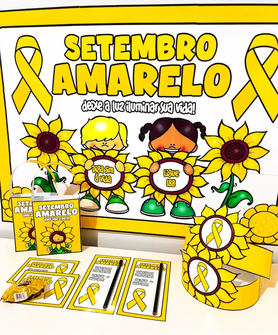 PAINEL E LEMBRANCINHAS - SETEMBRO AMARELO — imagem 2