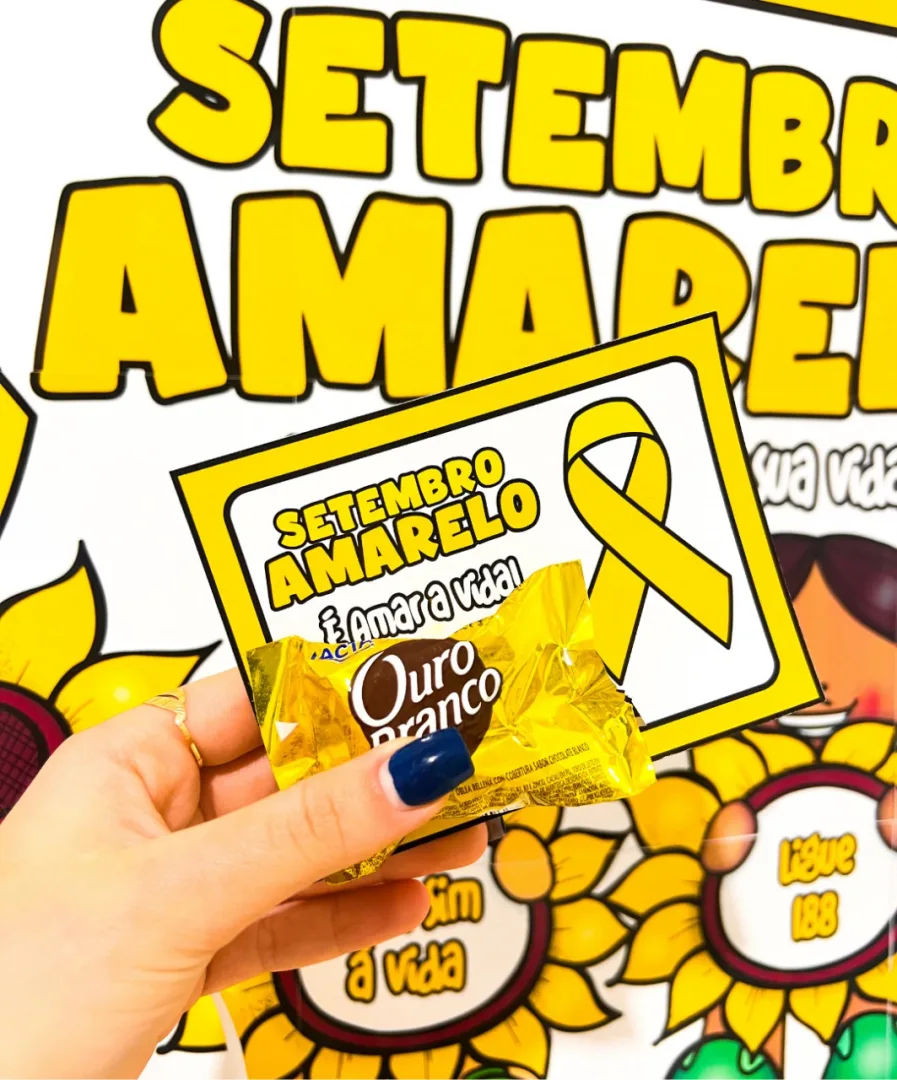 PAINEL E LEMBRANCINHAS - SETEMBRO AMARELO — imagem 4
