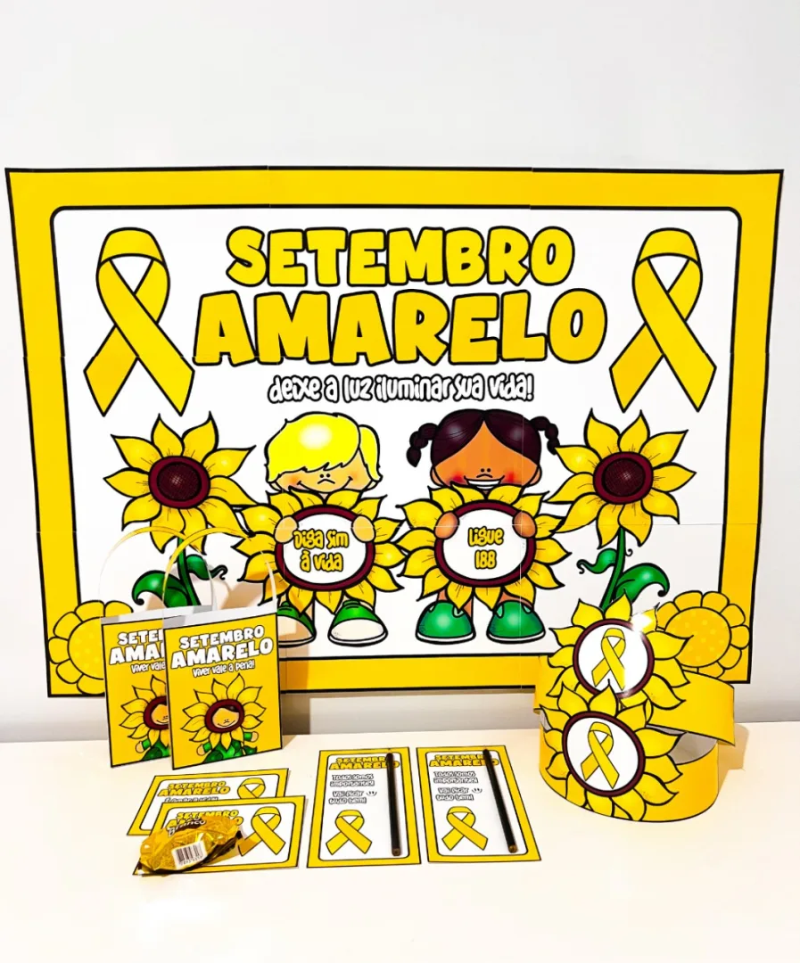 PAINEL E LEMBRANCINHAS - SETEMBRO AMARELO — imagem 7