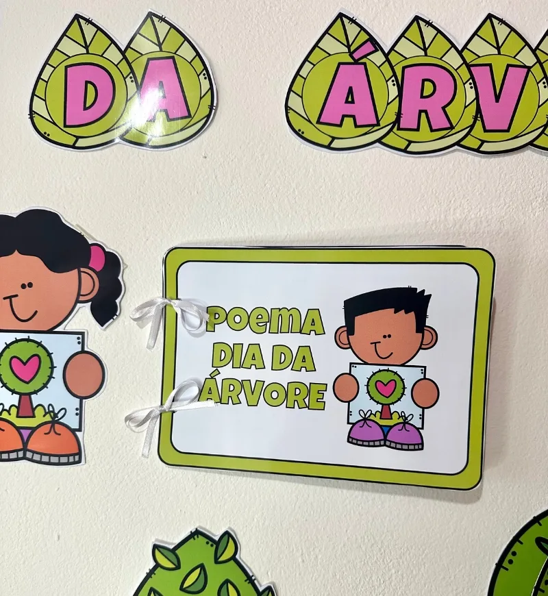 Painel e Livro Poema Dia da Árvore PDF Educação Infantil — imagem 2