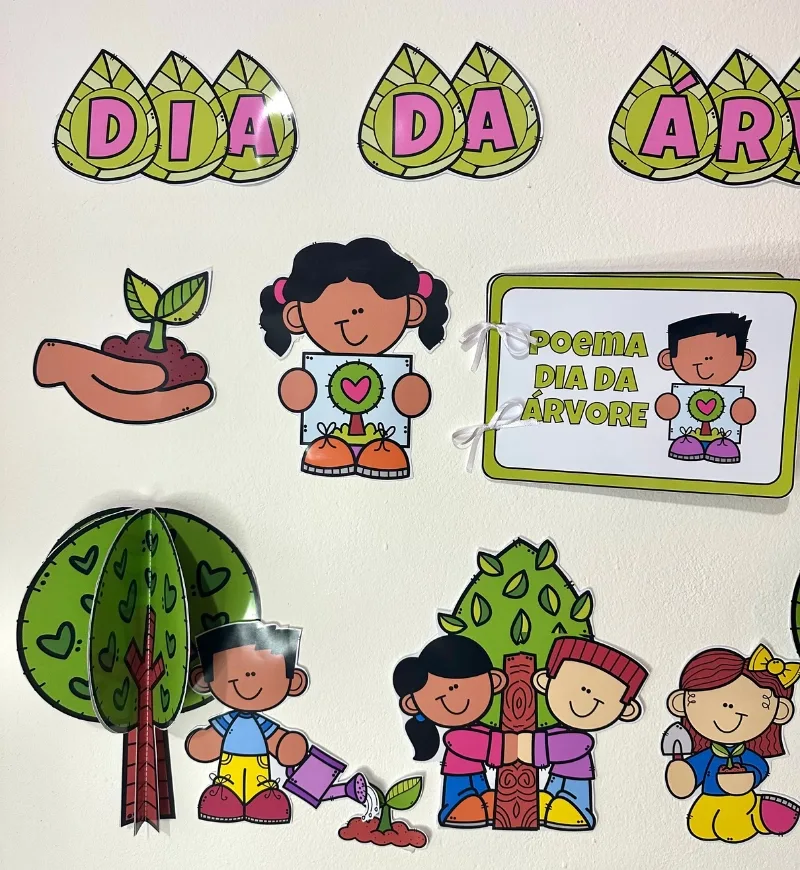 Painel e Livro Poema Dia da Árvore PDF Educação Infantil — imagem 4