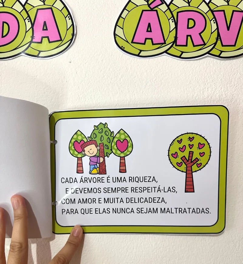 Painel e Livro Poema Dia da Árvore PDF Educação Infantil — imagem 6