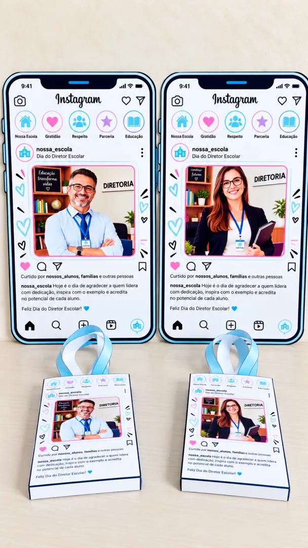 Painel Editável – Dia do Diretor Escolar em PDF  — imagem 3