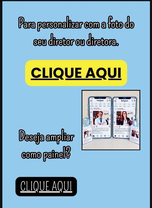 Painel Editável – Dia do Diretor Escolar em PDF  — imagem 5