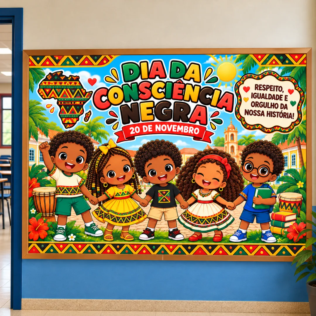 Painel Educativo Dia da Consciência Negra - 20 de Novembro, em pdf — imagem 5