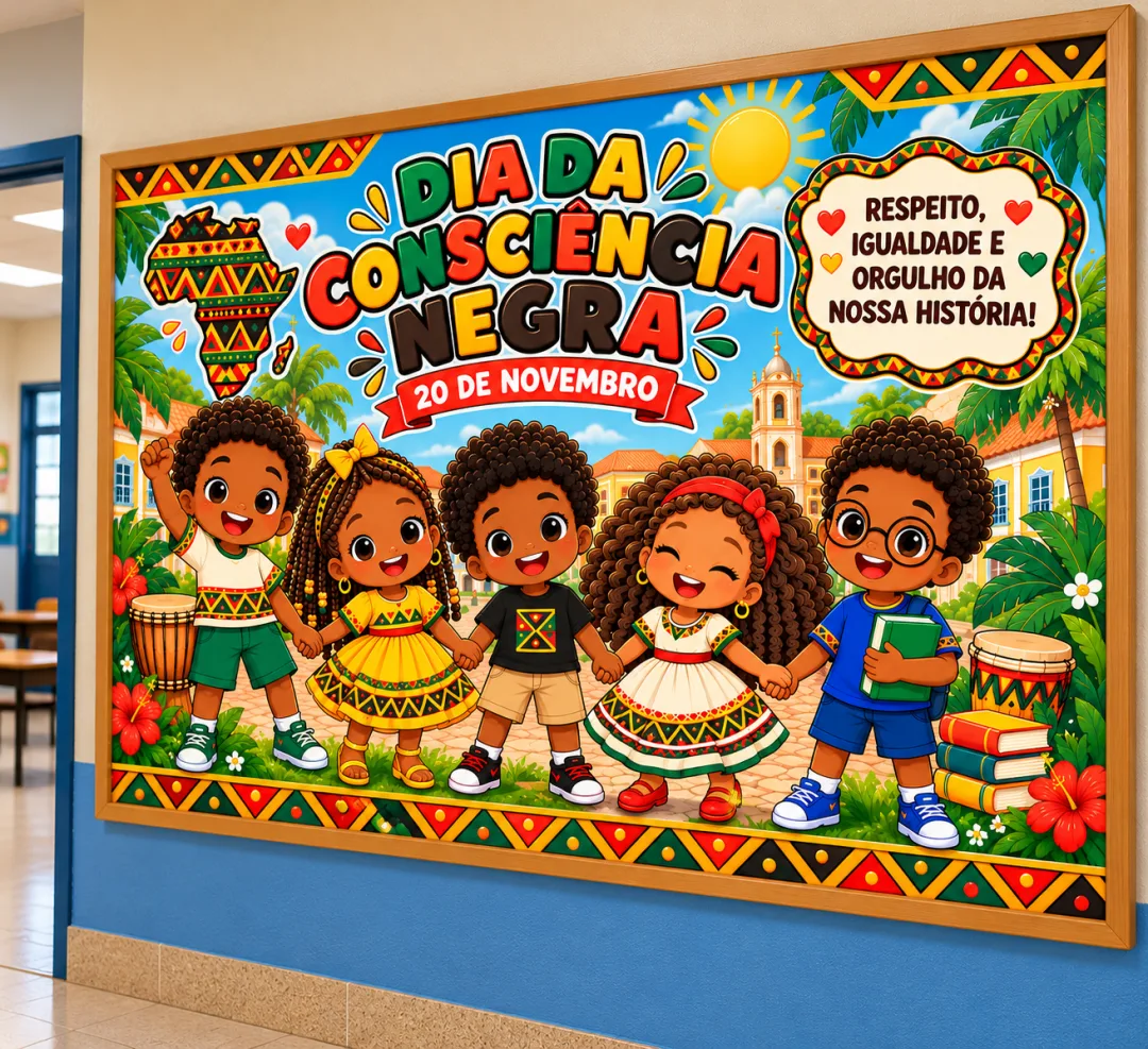 Painel Educativo Dia da Consciência Negra - 20 de Novembro, em pdf — imagem 2