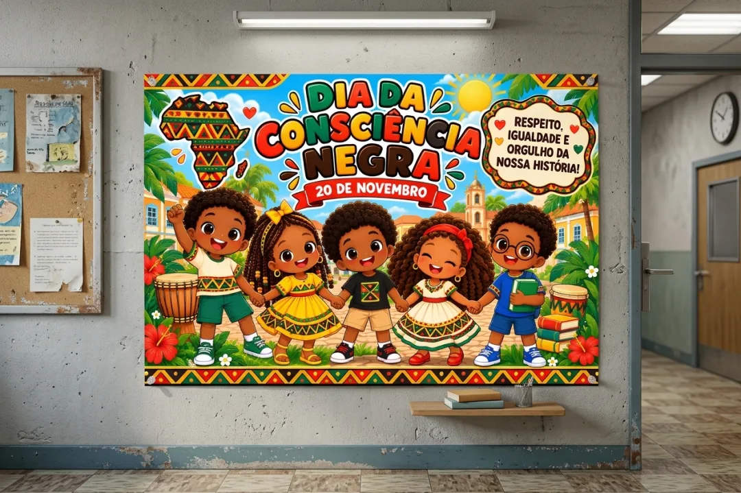 Painel Educativo Dia da Consciência Negra - 20 de Novembro, em pdf — imagem 4