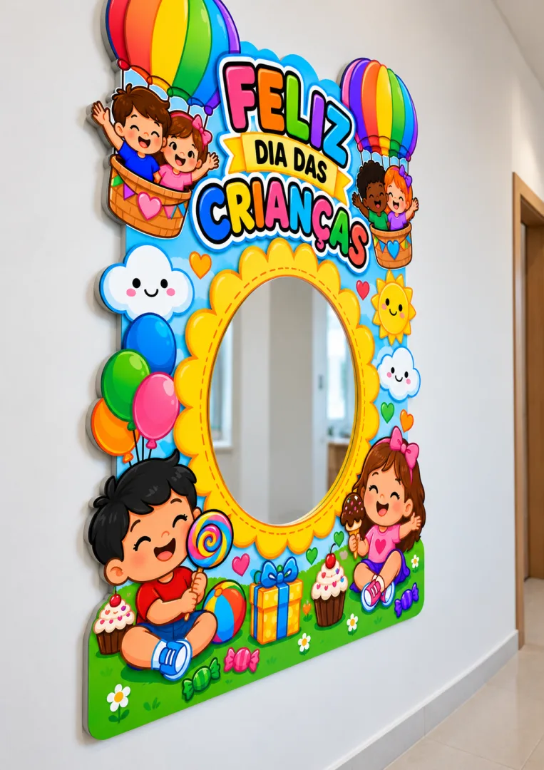 PAINEL ESPELHO – FELIZ DIA DAS CRIANÇAS — imagem 2