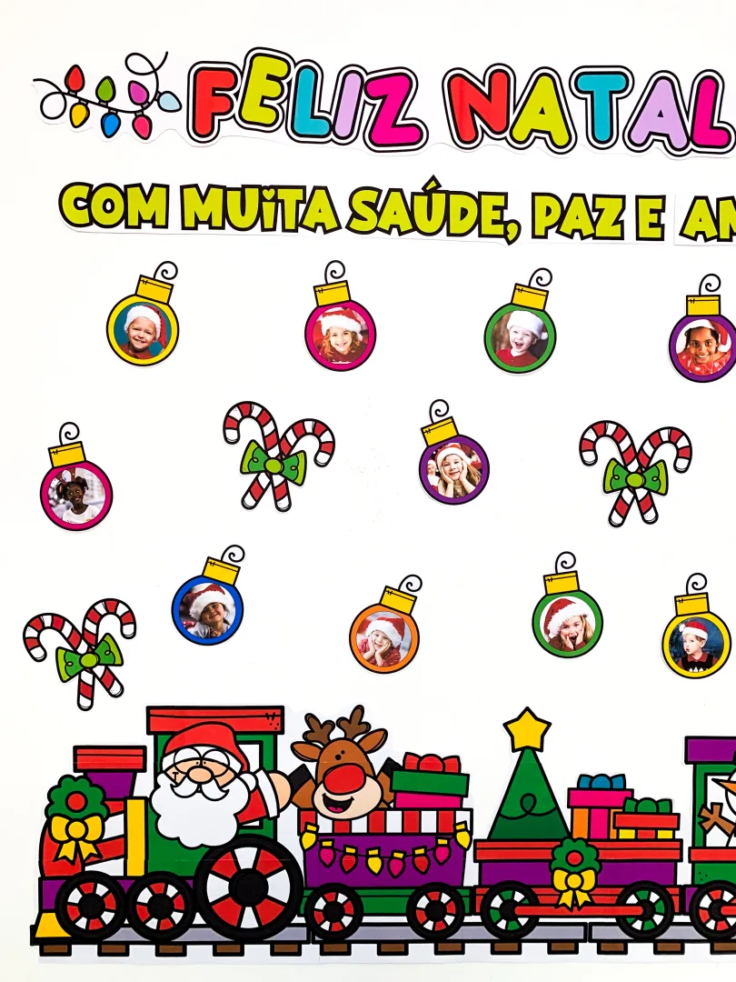 Painel Feliz Natal em PDF para Educação Infantil e Anos Iniciais — imagem 3