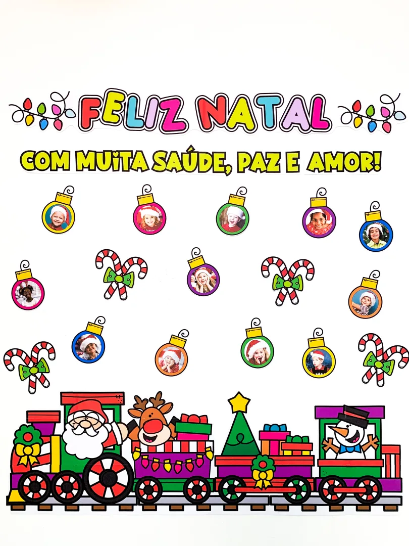 Painel Feliz Natal em PDF para Educação Infantil e Anos Iniciais — imagem 4