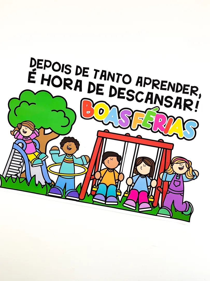  Painel Férias Escolares – Mural para Escolas — imagem 3