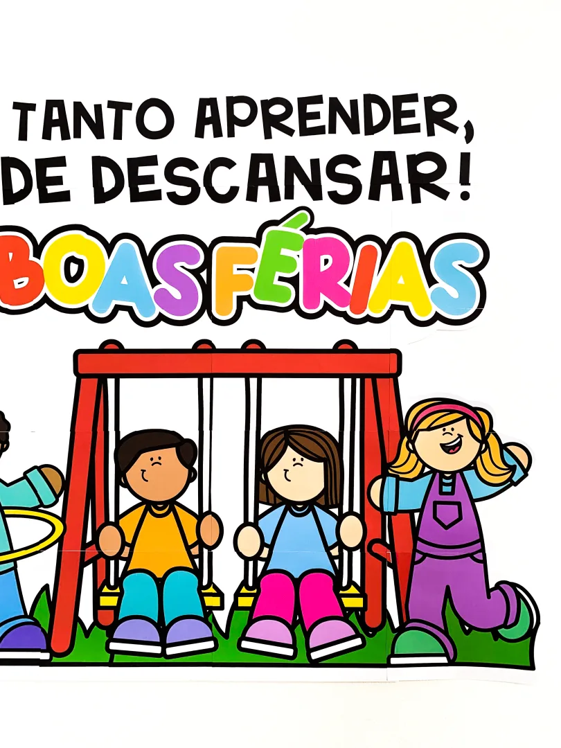  Painel Férias Escolares – Mural para Escolas — imagem 4