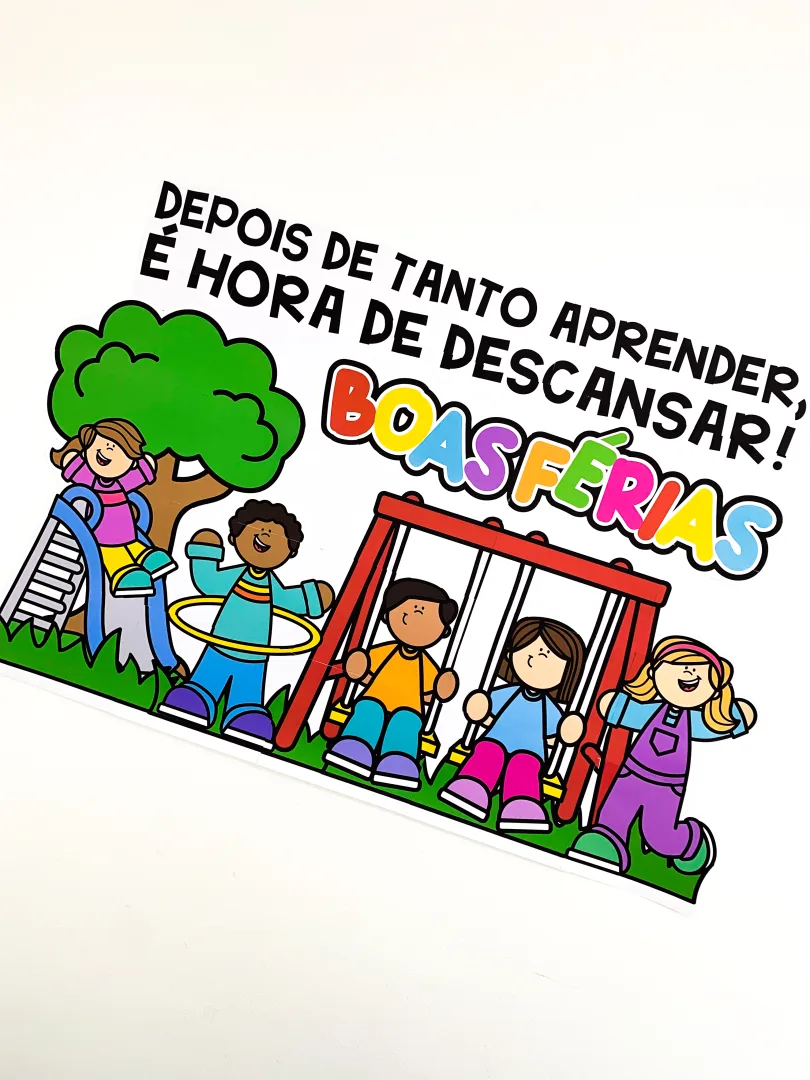  Painel Férias Escolares – Mural para Escolas — imagem 6