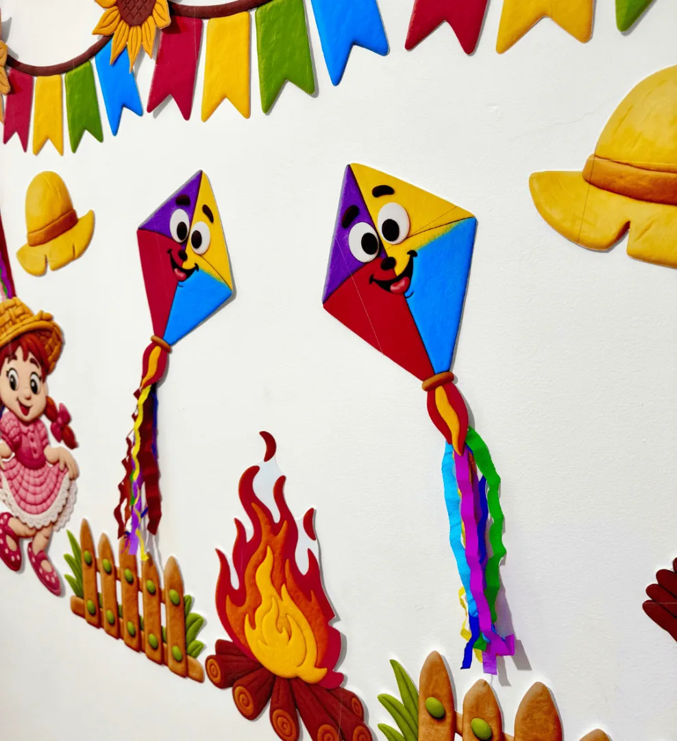 Painel Festa Junina - Massinha — imagem 2
