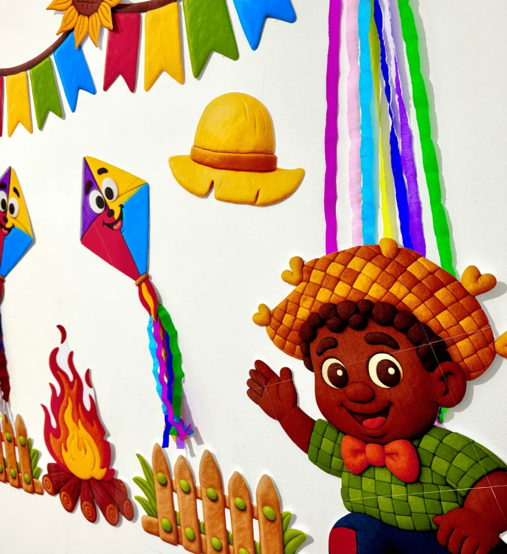 Painel Festa Junina - Massinha — imagem 3