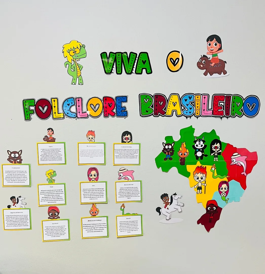 Painel folclore brasileiro  — imagem 3