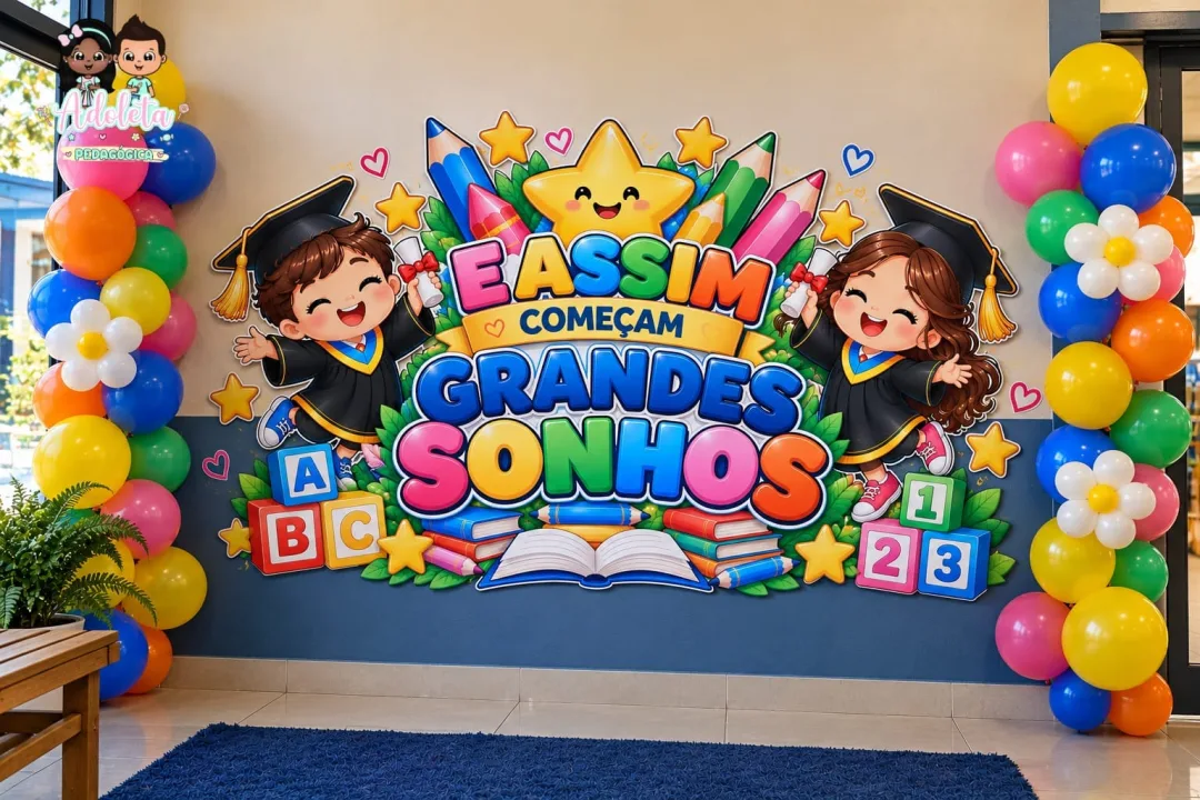 Painel Formatura-Assim Começam novos sonhos — imagem 2