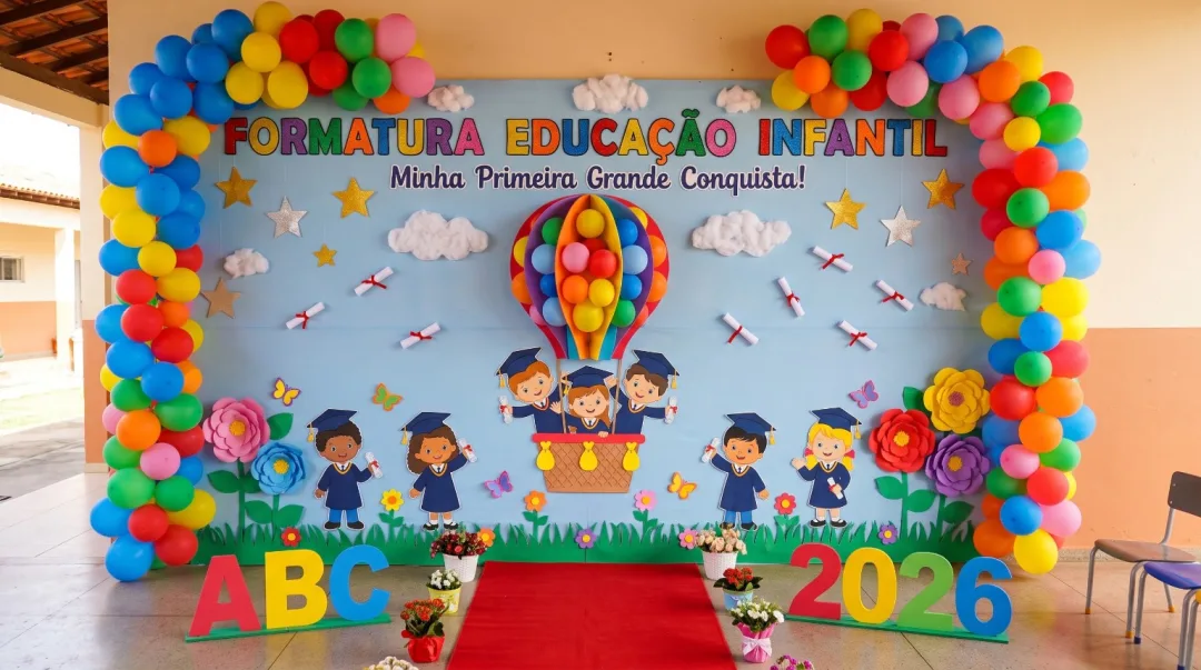 Painel Formatura Educação Infantil PDF - 32 Páginas — imagem 2
