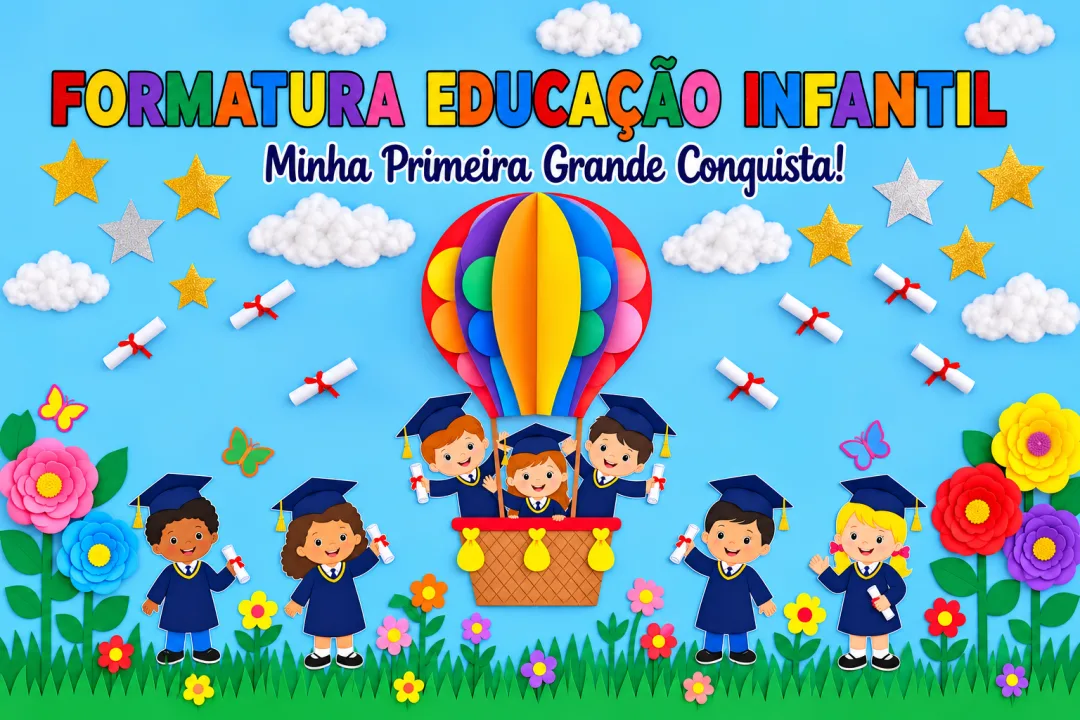 Painel Formatura Educação Infantil PDF - 32 Páginas — imagem 3