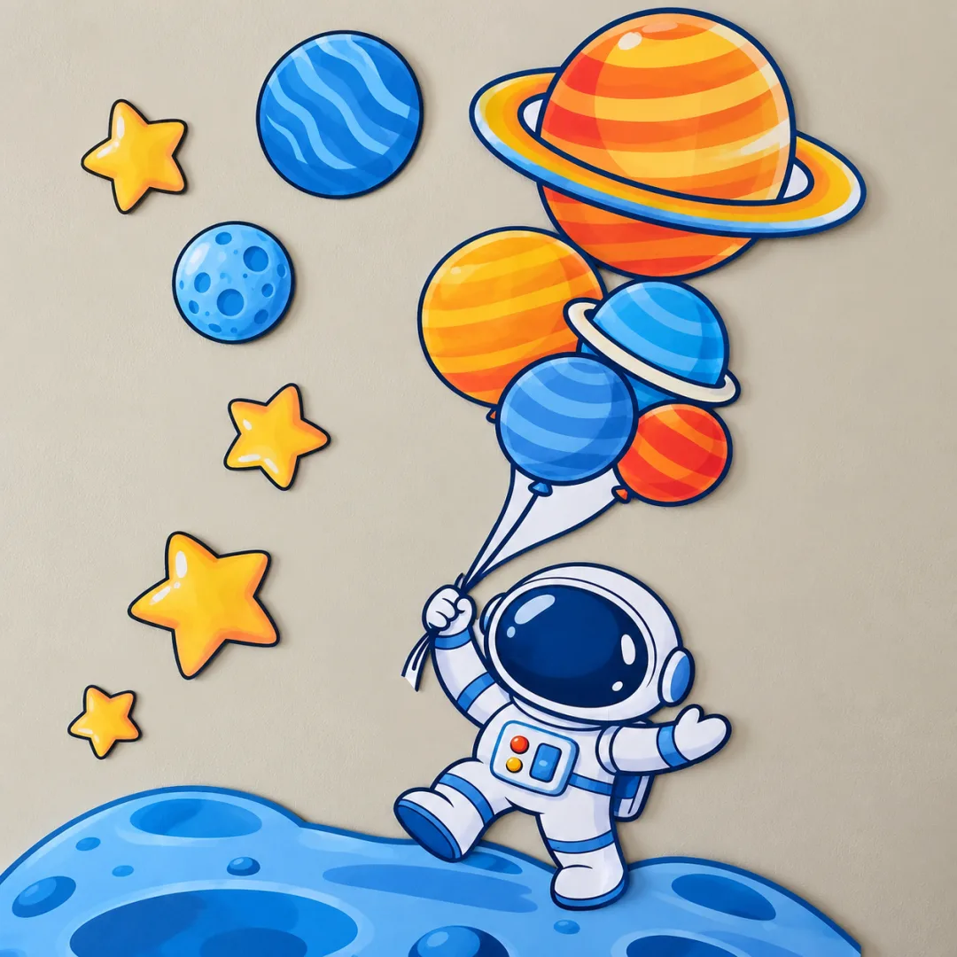 Painel Fundo de Sala - Universo em Conhecimento - PDF - 94 Folhas-Infantil e Fundamental I — imagem 5