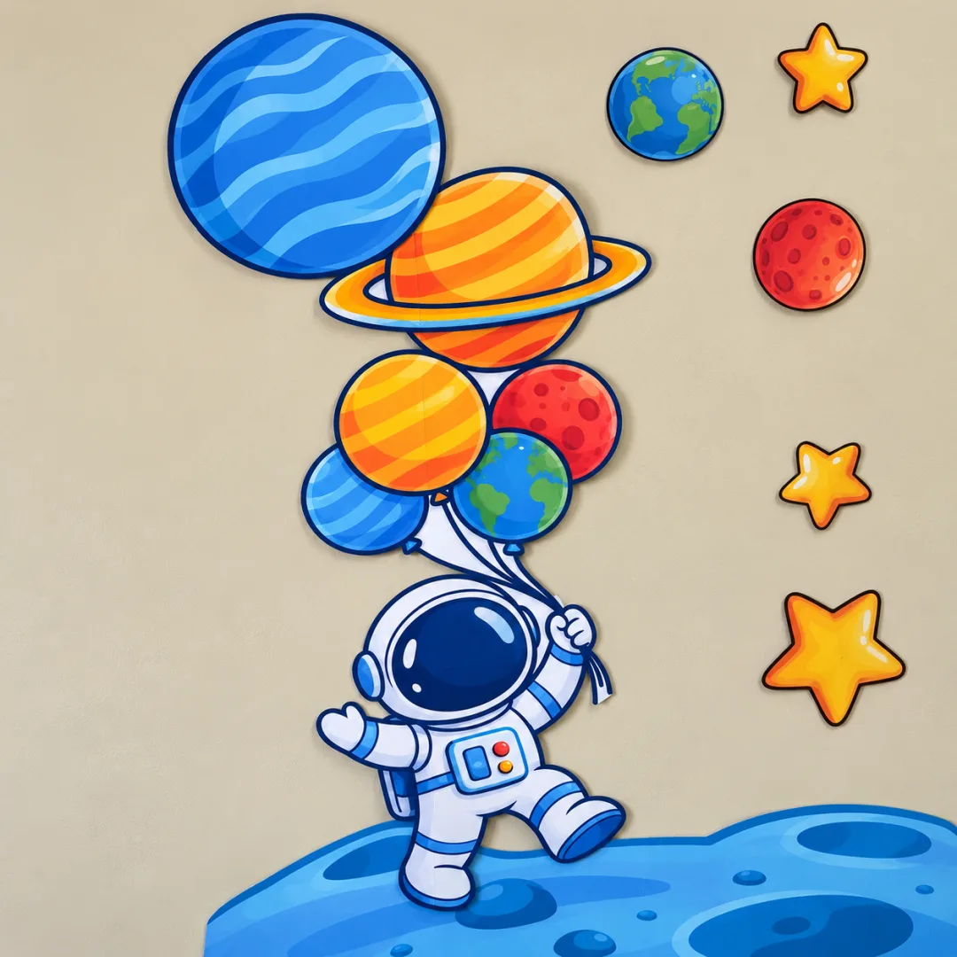 Painel Fundo de Sala - Universo em Conhecimento - PDF - 94 Folhas-Infantil e Fundamental I — imagem 6