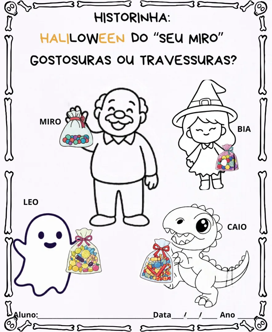Painel Halloween Decoração Escolar e Eventos - PDF Ed. Infantil — imagem 6