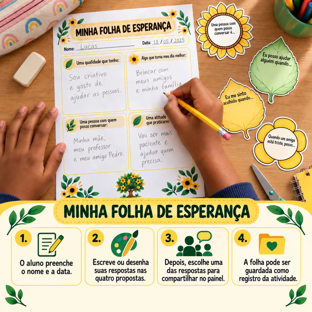 Painel Interativo "Árvore da Esperança" em PDF - 1° Ano ao EFII — imagem 4