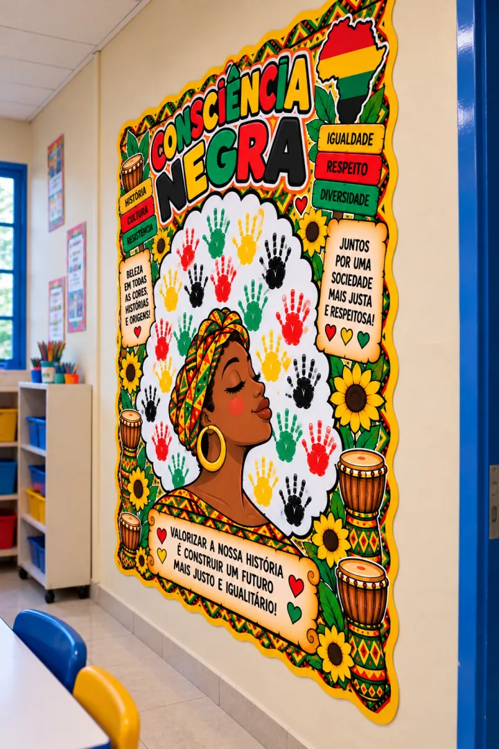 PAINEL INTERATIVO- CONSCIENCIA NEGRA — imagem 2