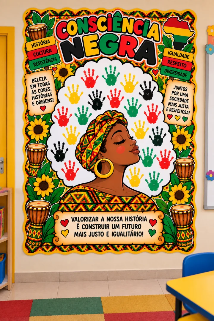 PAINEL INTERATIVO- CONSCIENCIA NEGRA — imagem 3