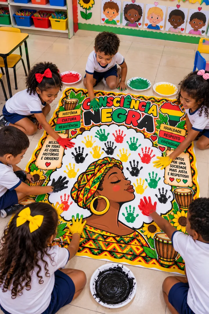 PAINEL INTERATIVO- CONSCIENCIA NEGRA — imagem 4