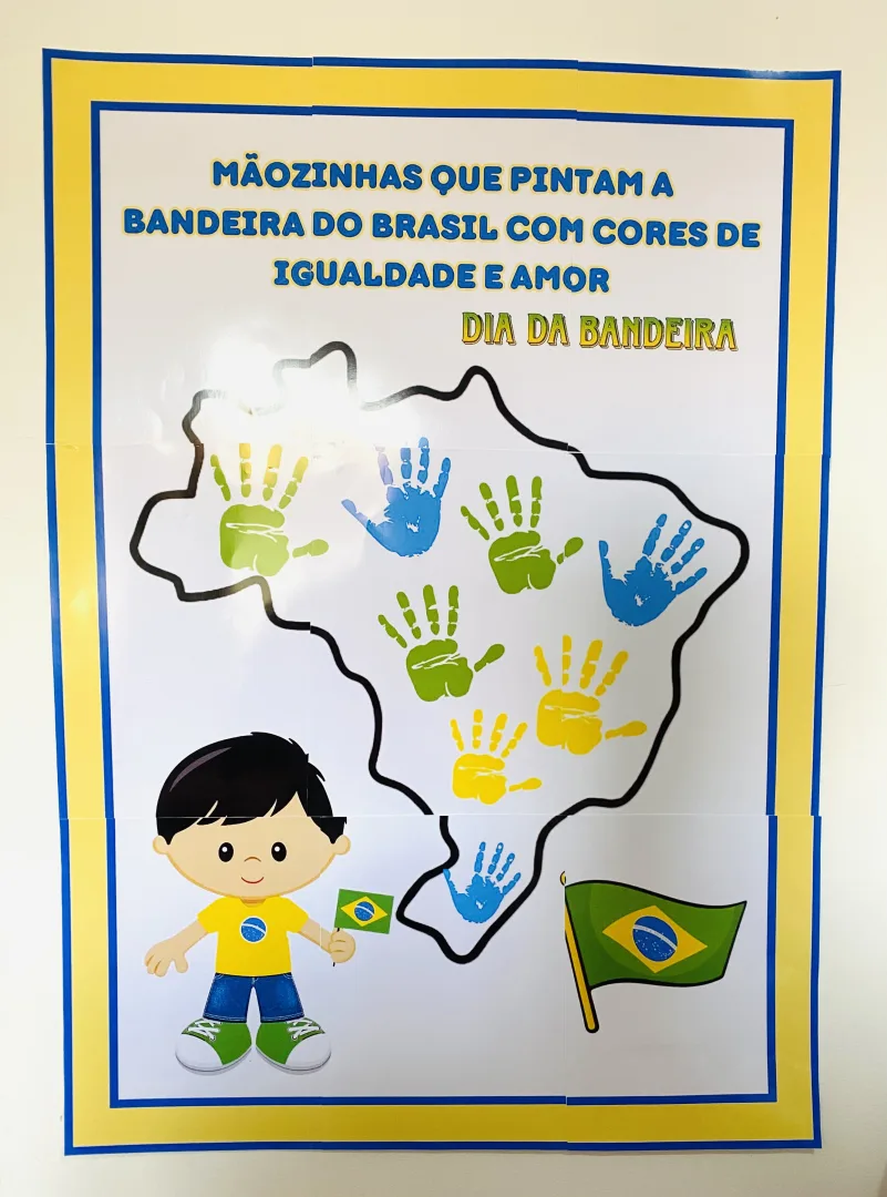 Painel Interativo Dia da Bandeira do Brasil - Educação Infantil e Ensino Fundamental - PDF — imagem 5
