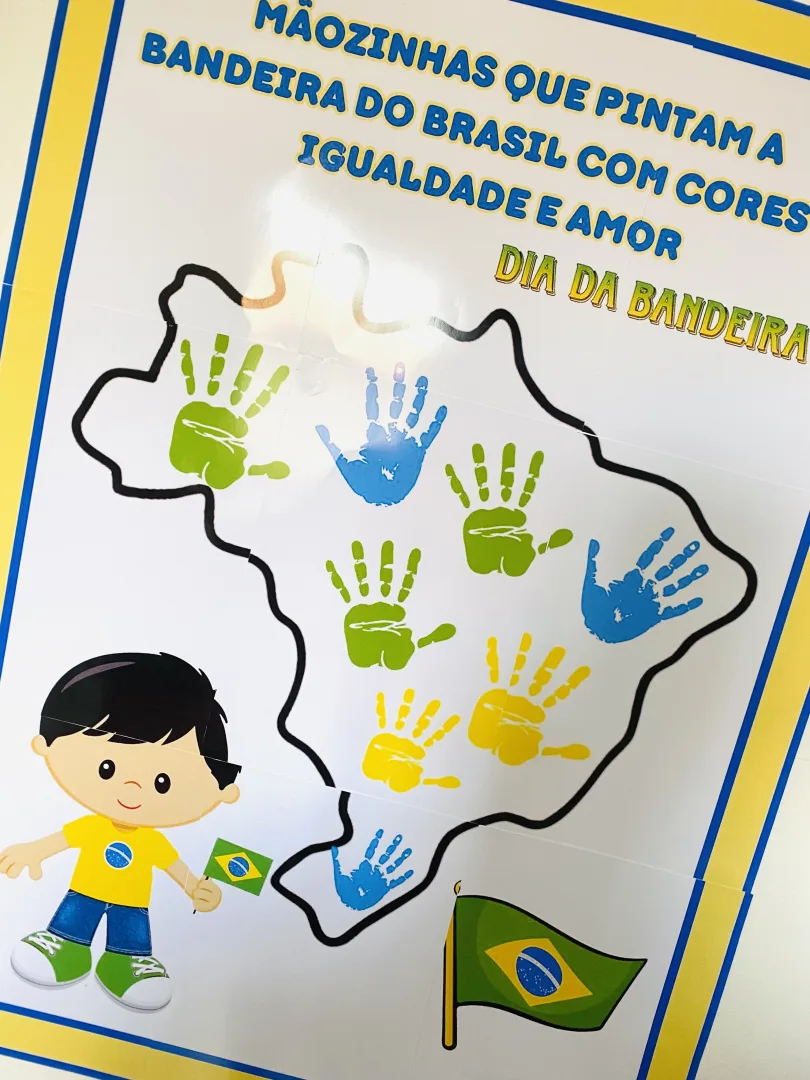 Painel Interativo Dia da Bandeira do Brasil - Educação Infantil e Ensino Fundamental - PDF — imagem 4