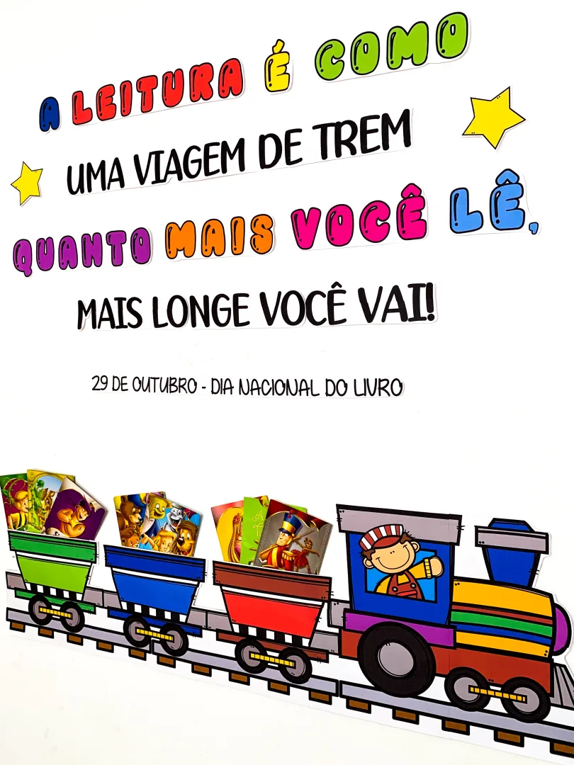 Painel Interativo Dia Nacional do Livro para Educação Infantil e 1º Ano — imagem 3