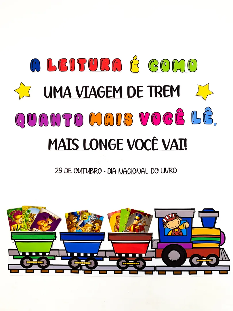 Painel Interativo Dia Nacional do Livro para Educação Infantil e 1º Ano — imagem 5