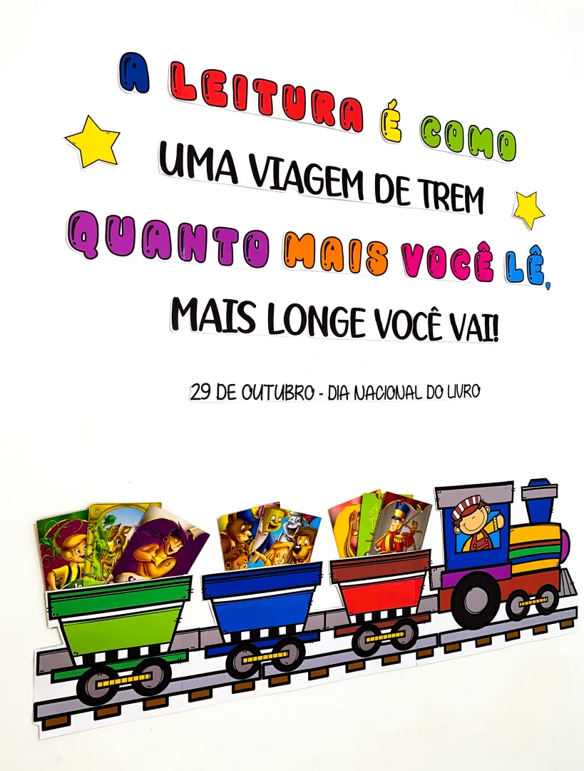 Painel Interativo Dia Nacional do Livro para Educação Infantil e 1º Ano — imagem 4