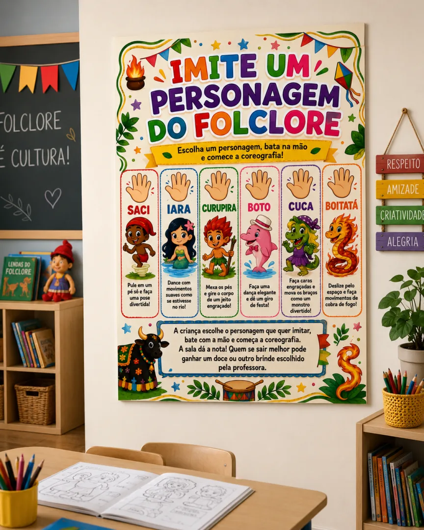 Painel Interativo – Imite um Personagem do Folclore! — imagem 2